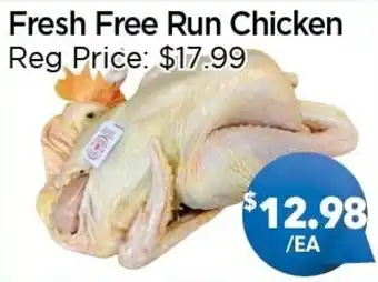 Fresh Free Run Chicken