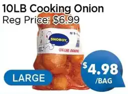 Blue Sky Supermarket SnoBoy cooking onion offer