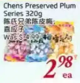 Tone Tai Supermarket Chens Preserved Plum Series offer
