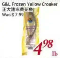 Tone Tai Supermarket G&L Frozen Yellow Croaker offer