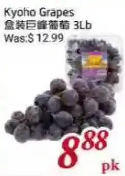 Tone Tai Supermarket Kyoho Grapes offer