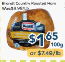 Oceans Fresh Food Market Brandt Country Roasted Ham offer