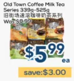 Oceans Fresh Food Market Old Town Coffee Milk Tea Series offer