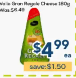 Oceans Fresh Food Market Vallo Gran Regale Cheese offer