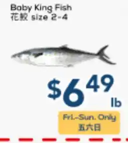 Oceans Fresh Food Market Baby King Fish offer
