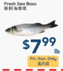 Oceans Fresh Food Market Fresh Sea Bass offer