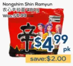 Oceans Fresh Food Market Nongshim Shin Ramyun offer