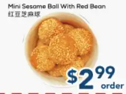 Oceans Fresh Food Market Mini Sesame Ball With Red Bean offer
