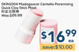 Oceans Fresh Food Market SKIN1004 Madagascar Centella Poreminizing Quick Clay Stick Mask offer