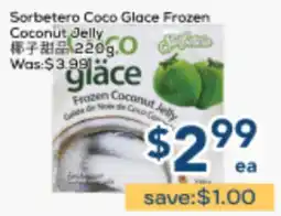 Oceans Fresh Food Market Sorbetero Coco Glace Frozen Coconut Jelly offer
