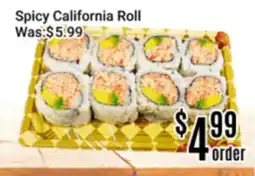Nations Fresh Foods Spicy California Roll offer