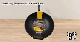 Nations Fresh Foods Cooker King German Non-Stick Wok 32cm offer