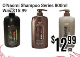 Nations Fresh Foods O'Naomi Shampoo Series offer