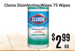 Nations Fresh Foods Clorox Disinfecting Wipes 75 Wipes offer