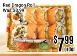 Nations Fresh Foods Red Dragon Roll offer