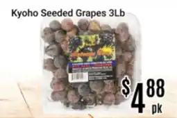Nations Fresh Foods Kyoho Seeded Grapes offer