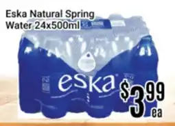 Nations Fresh Foods Eska Natural Spring Water offer