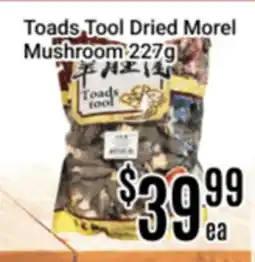 Nations Fresh Foods Toads Tool Dried Morel Mushroom offer