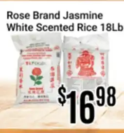 Nations Fresh Foods Rose Brand Jasmine White Scented Rice 18Lb offer