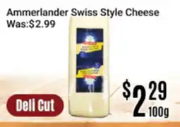 Nations Fresh Foods Ammerlander Swiss Style Cheese offer