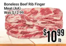 Nations Fresh Foods Boneless Beef Rib Finger Meat (AA) offer