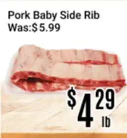 Nations Fresh Foods Pork Baby Side Rib offer