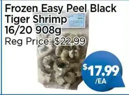 Blue Sky Supermarket Frozen Easy Peel Black Tiger Shrimp 16/20 offer