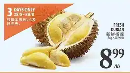 Al Premium Food Mart FRESH DURIAN offer