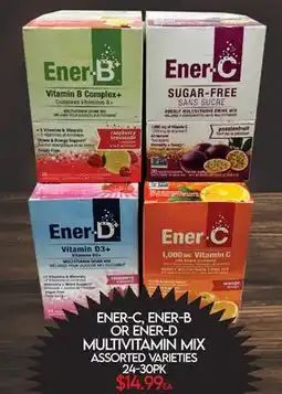 Fiesta Farms ENER-C, ENER-B OR ENER-D MULTIVITAMIN MIX offer