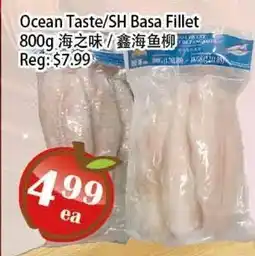 Food Depot Supermarket Ocean Taste/SH Basa Fillet offer