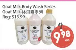 Fresh Palace Supermarket Goat Milk Body Wash Series offer