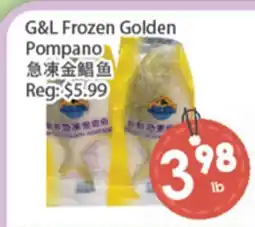 Fresh Palace Supermarket G&L Frozen Golden Pompano offer