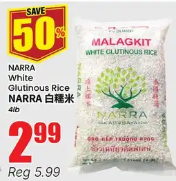 Terra Foodmart NARRA White Glutinous Rice offer