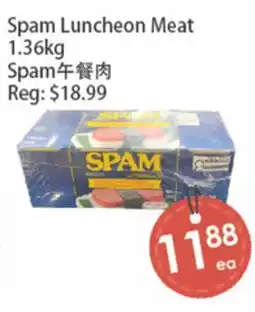 Fresh Palace Supermarket Spam Luncheon Meat offer