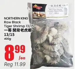 Terra Foodmart NORTHERN KING Raw Black Tiger Shrimp 13/15 offer