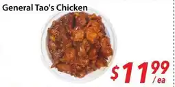 Bestco Food Mart General Tao's Chicken offer