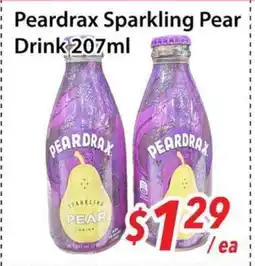 Bestco Food Mart Peadrax Sparkling Pear Drink offer