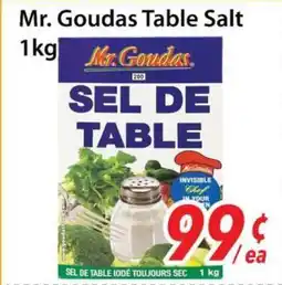 Bestco Food Mart Mr. Goudas Table Salt offer