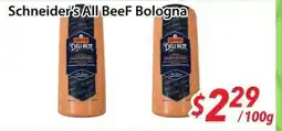 Bestco Food Mart Schneider's All Beef Bologna offer