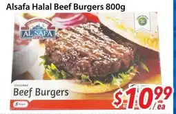 Bestco Food Mart Alsafa Halal Beef Burgers offer