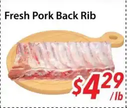 Bestco Food Mart Fresh Pork Back Rib offer