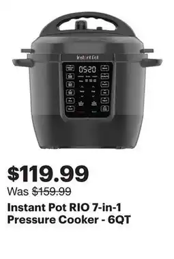 Best Buy Instant Pot RIO 7-in-1 Pressure Cooker - 6QT offer
