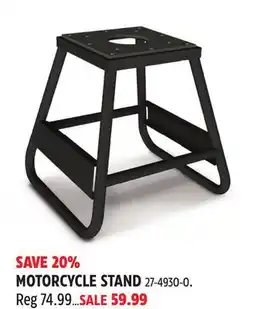 Canadian Tire MOTORCYCLE STAND offer