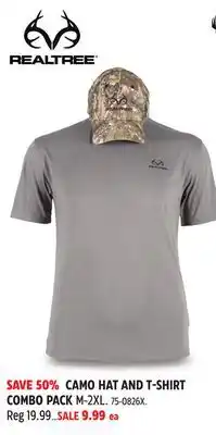 Canadian Tire CAMO HAT AND T-SHIRT COMBO PACK offer