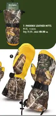 Canadian Tire Remington PHOENIX LEATHER MITTS offer