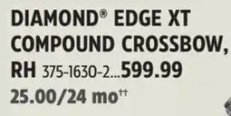 Canadian Tire DIAMOND EDGE XT COMPOUND CROSSBOW, RH offer