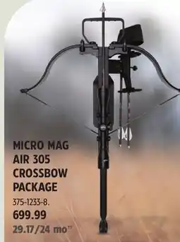 Canadian Tire MICRO MAG AIR 305 CROSSBOW PACKAGE offer