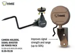 Canadian Tire HME CAMERA HOLDERS, SIGNAL BOOSTER OR POWER PACK offer