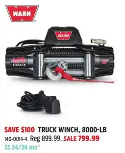 Canadian Tire TRUCK WINCH, 8000-LB offer