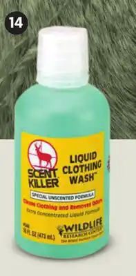Canadian Tire SCENT KILLER UNSCENTED LIQUID CLOTHING WASH offer